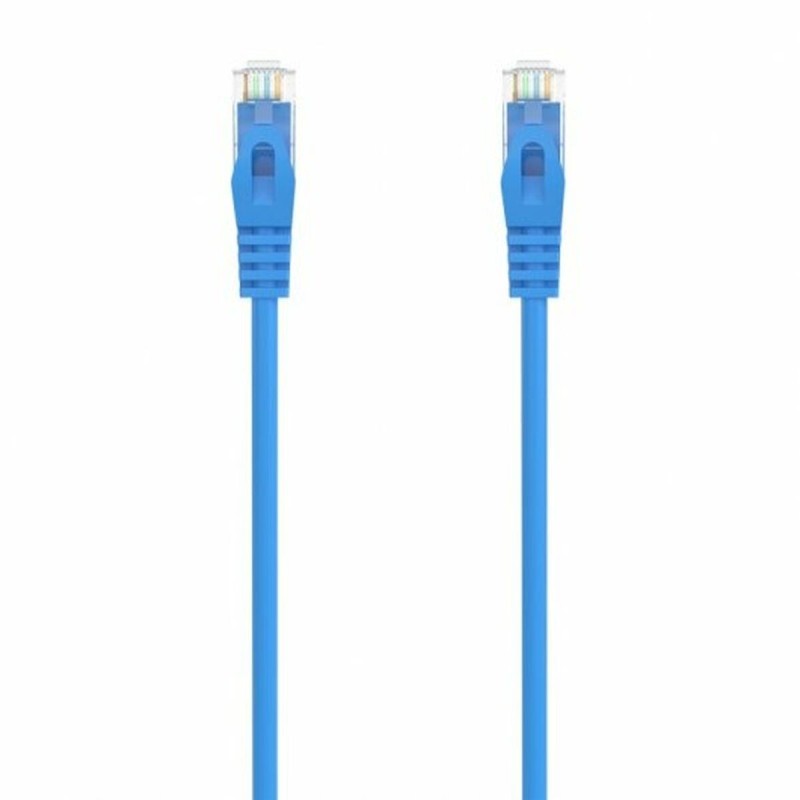 Câble RJ45 Catégorie 6 UTP Rigide Aisens Bleu 50 cm 0