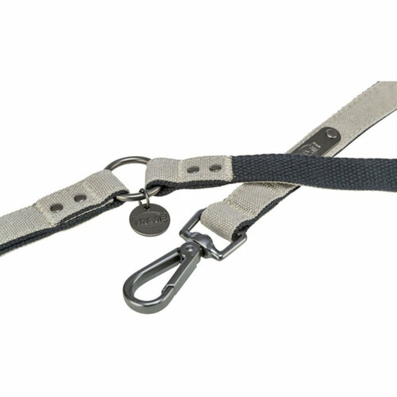 Laisse réglable pour chien Trixie CityStyle Gris clair S/M