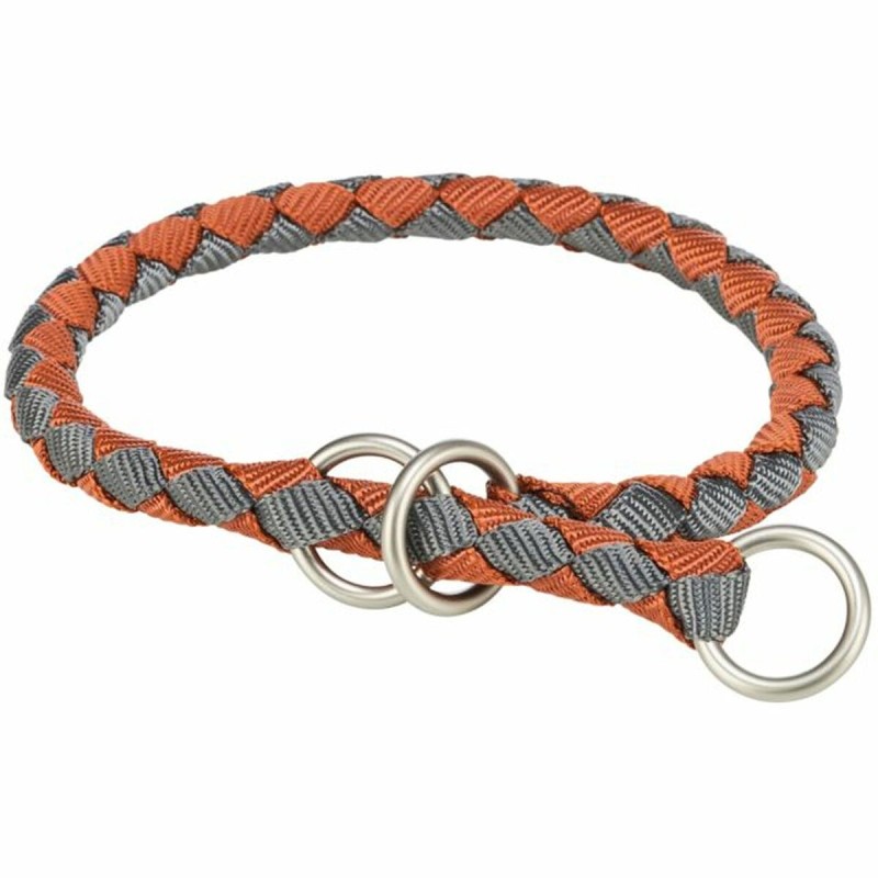 Collier de dressage Trixie Cavo Orange Graphite S/M 35-41 cm