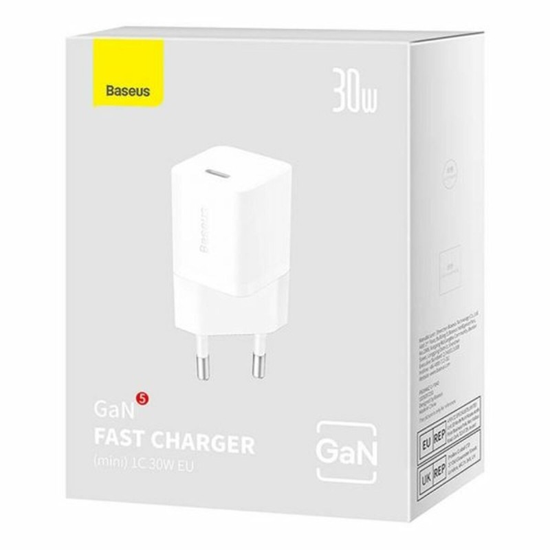 Chargeur mural Baseus Blanc 30 W