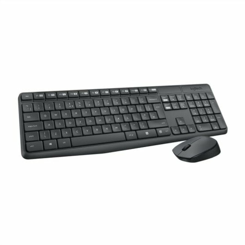 Clavier Logitech Gris Espagnol Qwerty