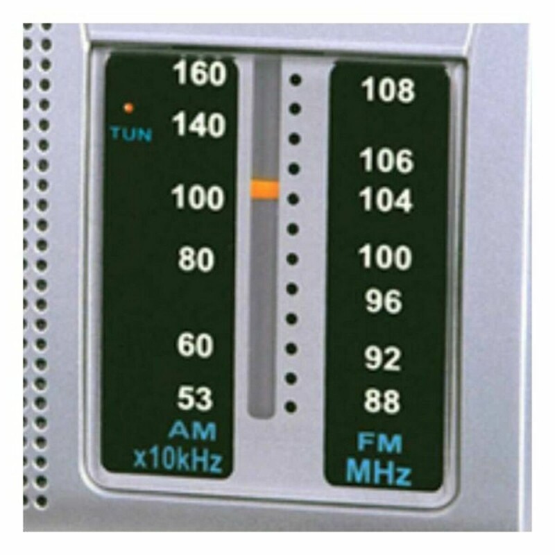 Radio AM/FM Haeger PR-BIB.001A Gris