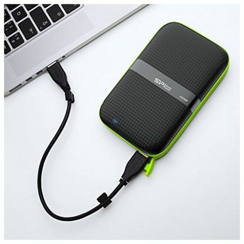 Disque Dur Externe Silicon Power A60 2.5" USB 3.0 2 TB Anti-shock Waterproof Noir