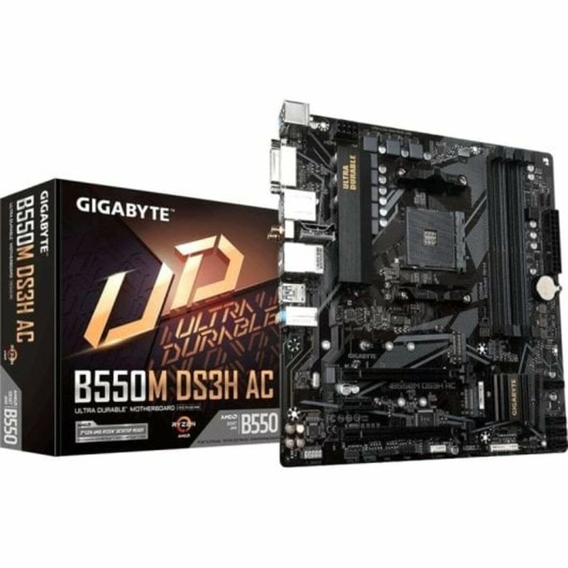 Carte Mère Gigabyte B550M DS3H AMD B550 AMD AM4