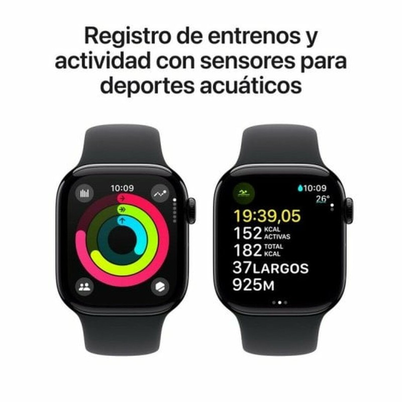 Montre intelligente Apple Series 10 GPS + Cellular 42mm Noir