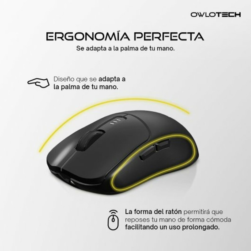 Souris Owlotech Noir 10000 dpi