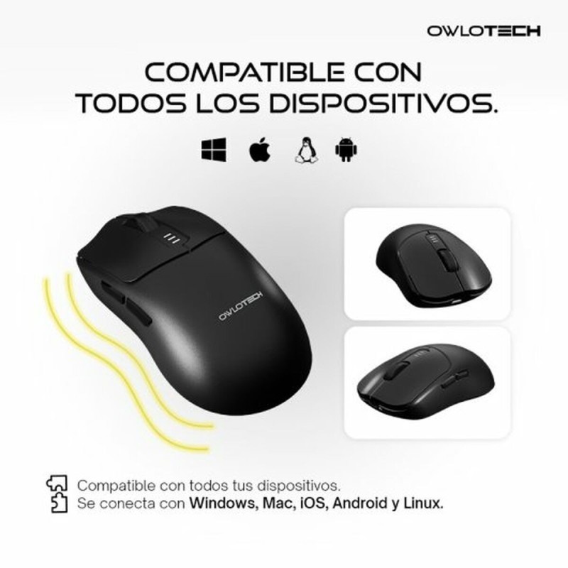 Souris Owlotech Noir 10000 dpi