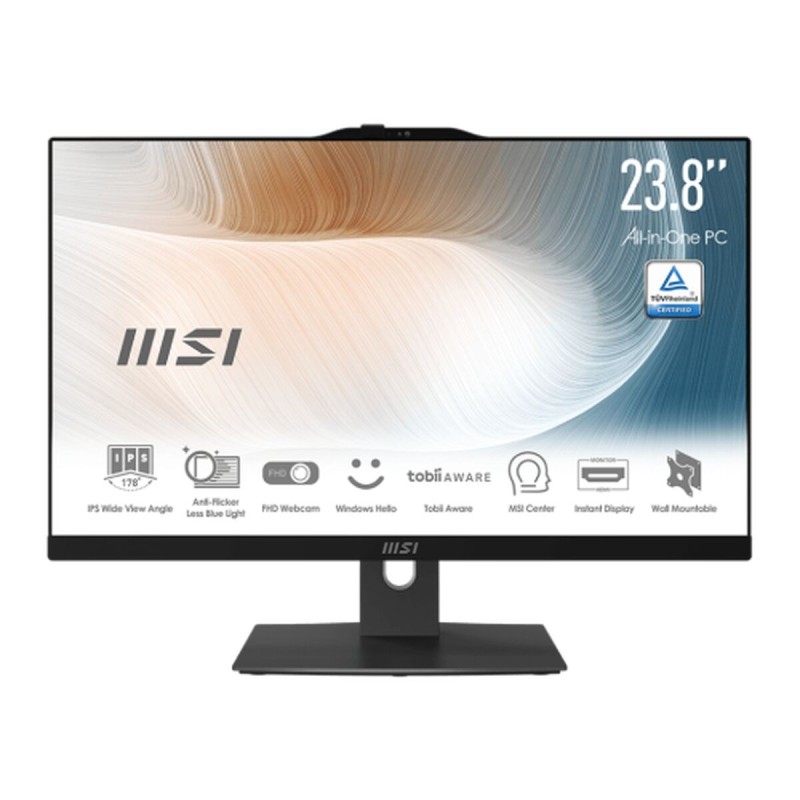 Tout en Un MSI 00-AE0711-823 24" Intel Core i5-1235U 16 GB RAM 512 GB SSD