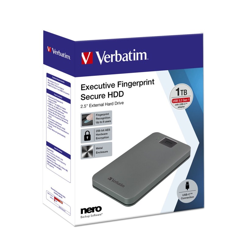 Disque Dur Externe Verbatim 53652 1 TB HDD