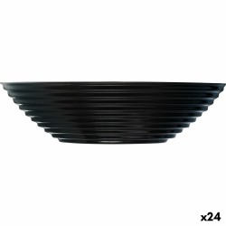 Bol Luminarc Harena Soupe 20 cm Noir verre (24 Unités)