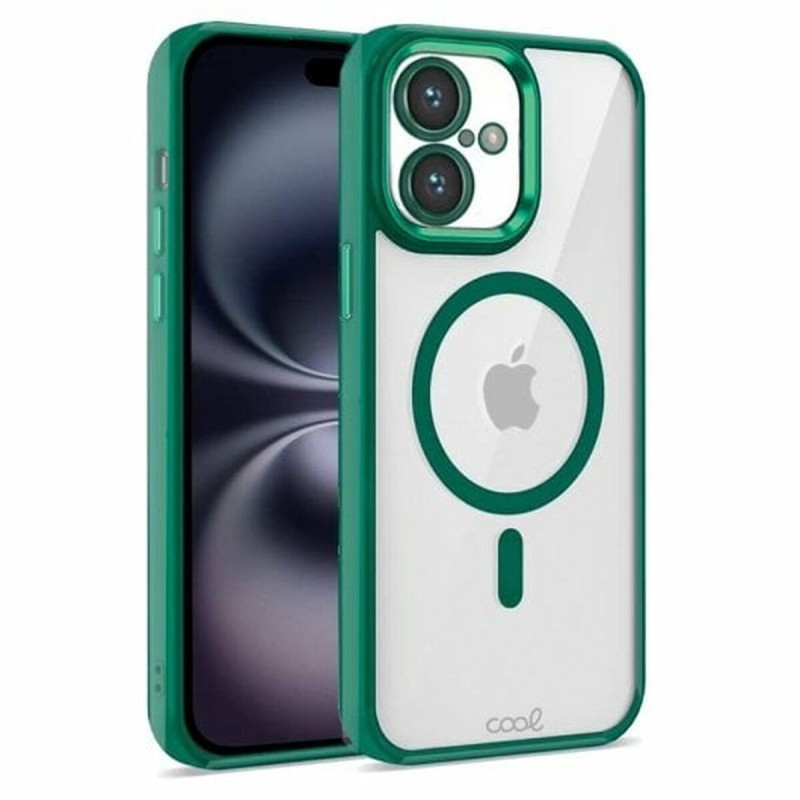 Protection pour téléphone portable Cool iPhone 16 Vert Apple