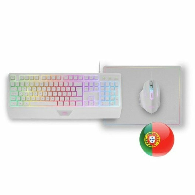 Clavier Mars Gaming Blanc