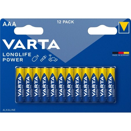 Piles Alcalines Varta Longlife Power AAA LR03 1