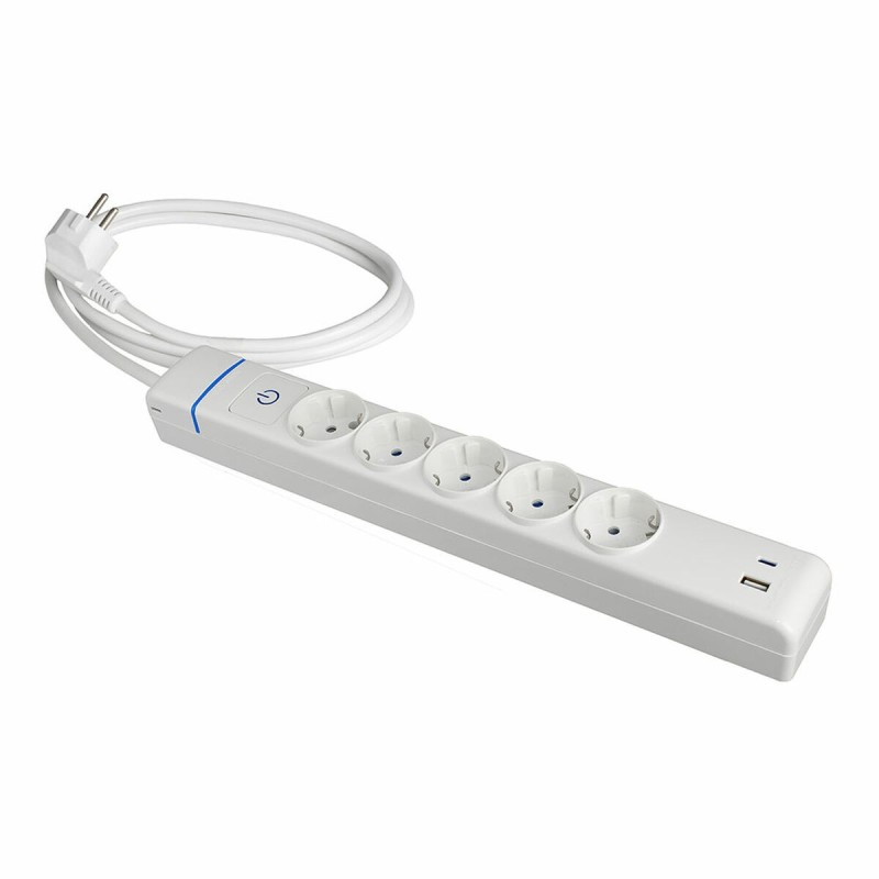 Multiprise 5 Prises avec Interrupteur Solera 51ilac USB 250 V 16 A (1