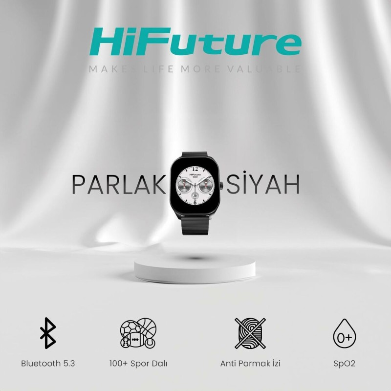 Montre intelligente HiFuture FUTUREFIT APEX Noir 40 mm