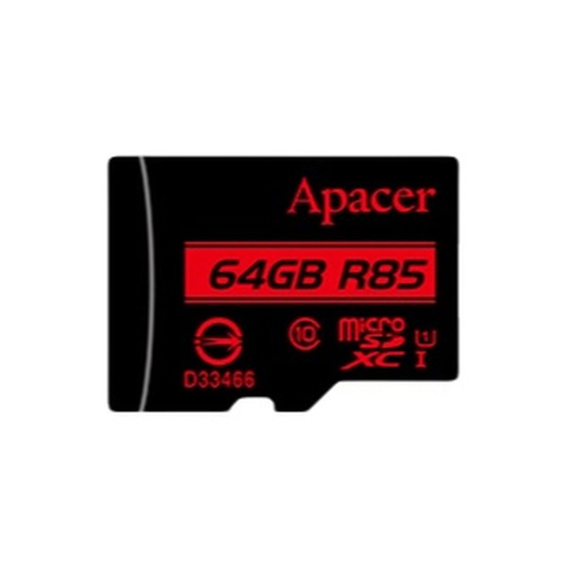 Carte Mémoire SD Apacer AP64GMCSX10U5-R 64 GB