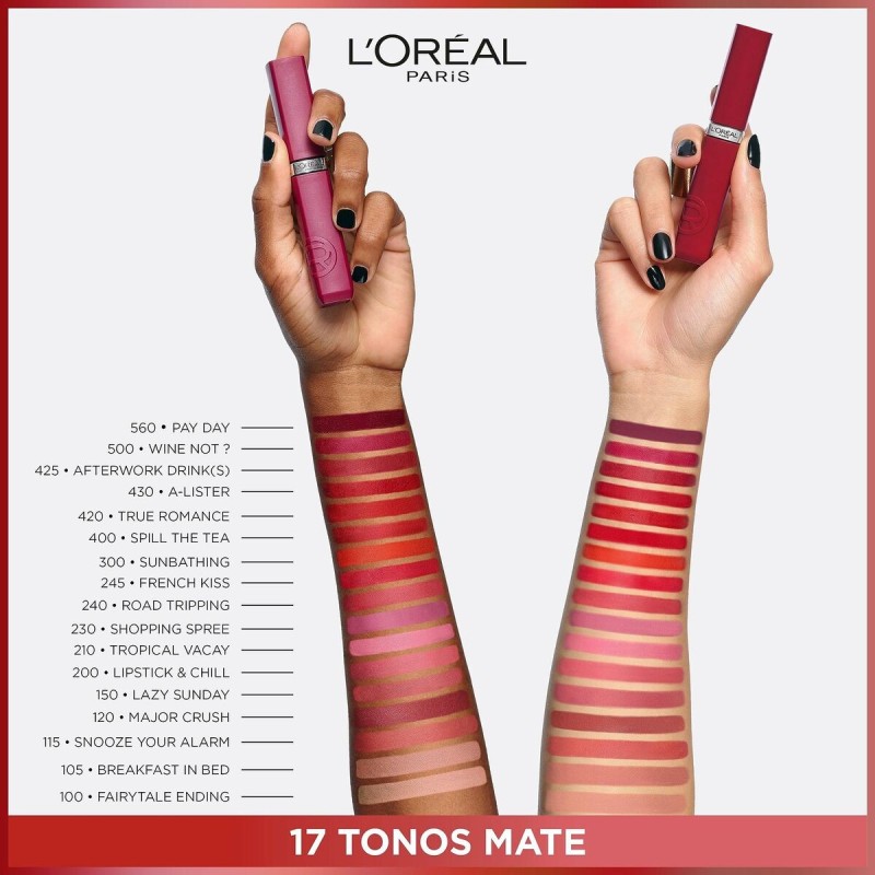 Rouge à lèvres liquide L'Oréal Paris Infaillible Nº 210