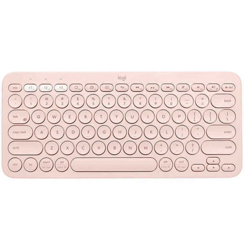 Clavier sans fil Logitech K380  Rose Espagnol Qwerty