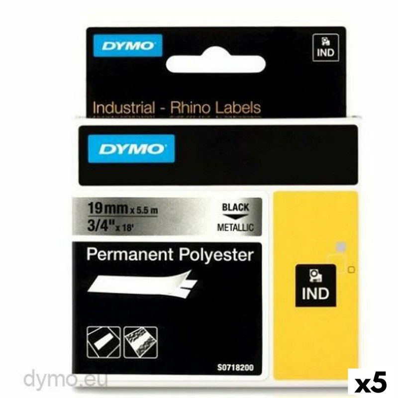 Ruban Laminé pour Etiqueteuses Rhino Dymo ID1-19 19 x 5