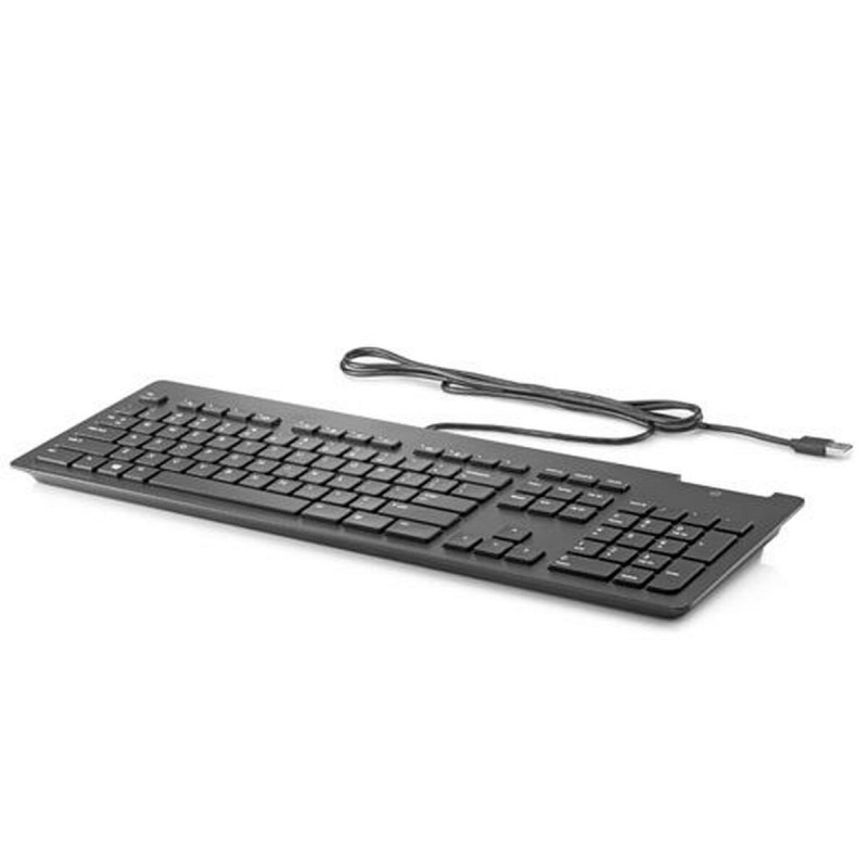 Clavier HP Teclado HP Business Slim Smartcard Noir Espagnol Qwerty