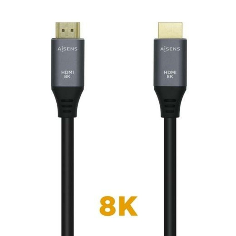 Câble HDMI Aisens A150-0426 Noir Gris 1 m