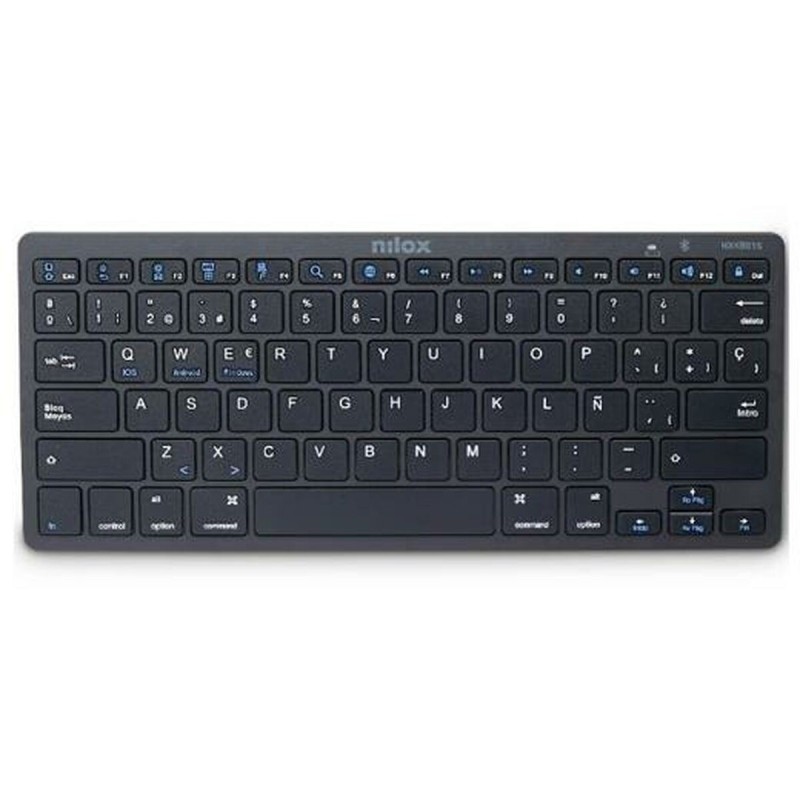 Clavier Nilox NXKB01B Noir Espagnol Qwerty