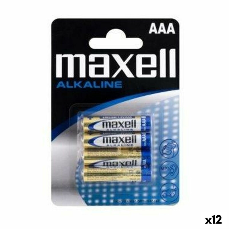 Piles Alcalines Maxell 723671 AAA LR03 1