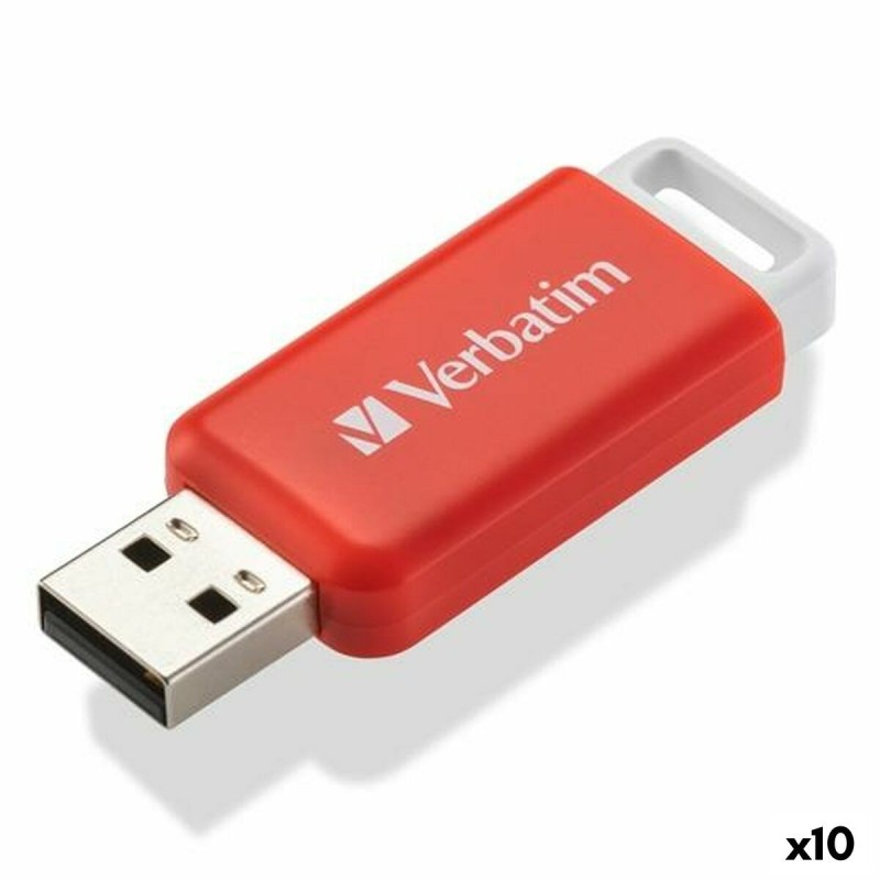 Clé USB Verbatim V Databar Rouge 16 GB