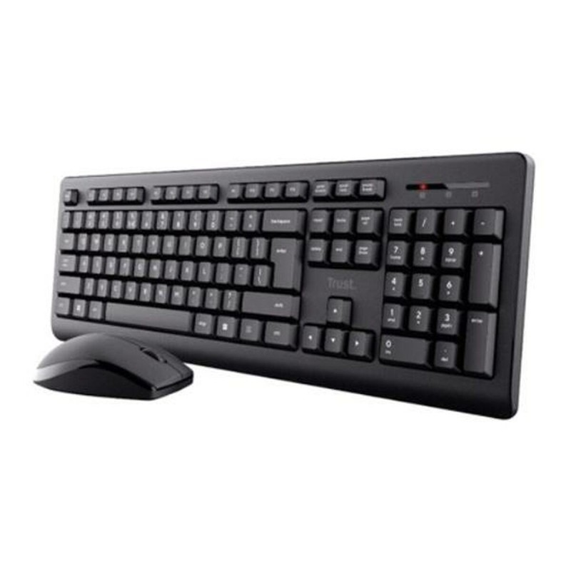 Clavier et souris sans fil Trust Primo Noir Espagnol Qwerty