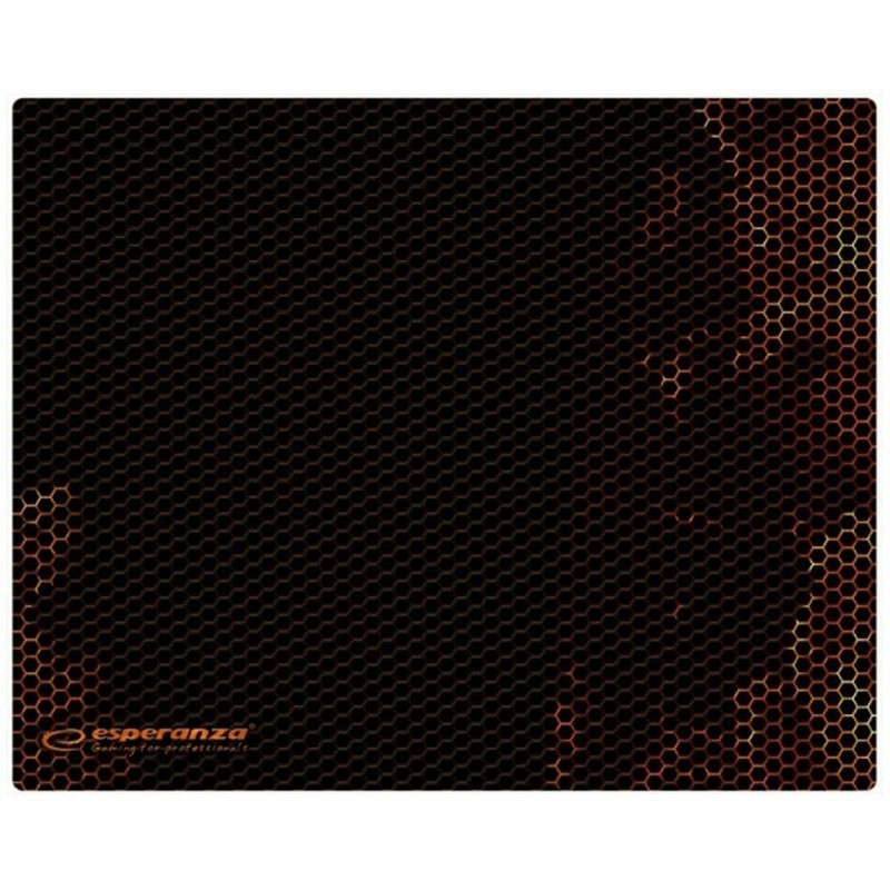 Tapis Antidérapant Esperanza EGP101R Noir Orange Imprimé