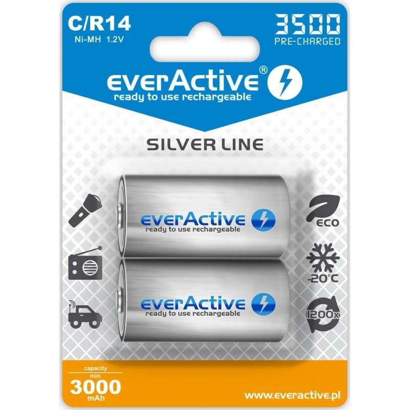 Batteries EverActive R14/C 1