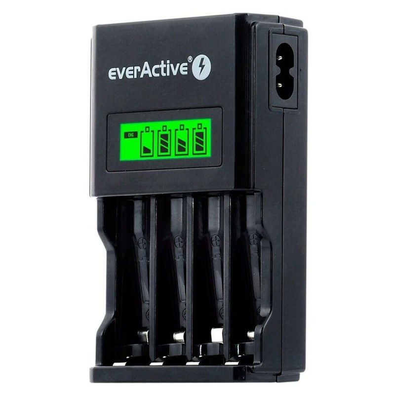 Chargeur de batterie EverActive NC450B Piles x 4