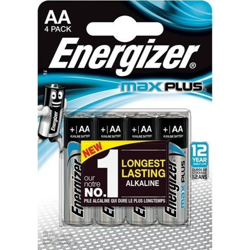 Batteries Energizer Max Plus AA4 1