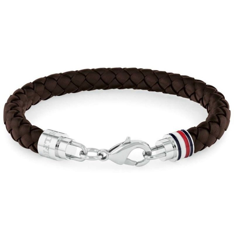 Bracelet Homme Tommy Hilfiger ICONIC Cuir Acier inoxydable