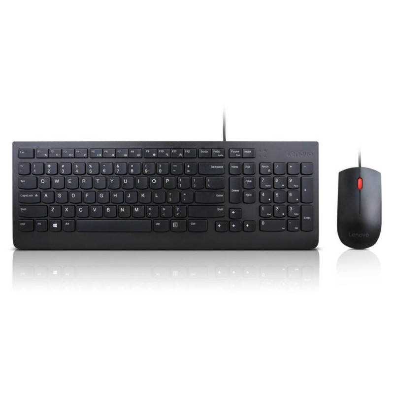 clavier et souris Lenovo 4X30L79883 Noir QWERTY Qwerty US