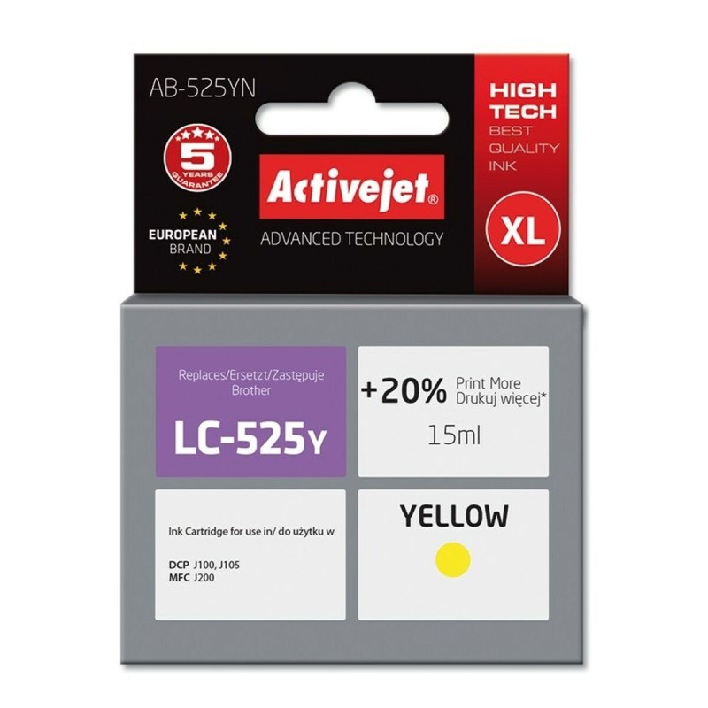 Cartouche d'encre originale Activejet AB-525YN Jaune