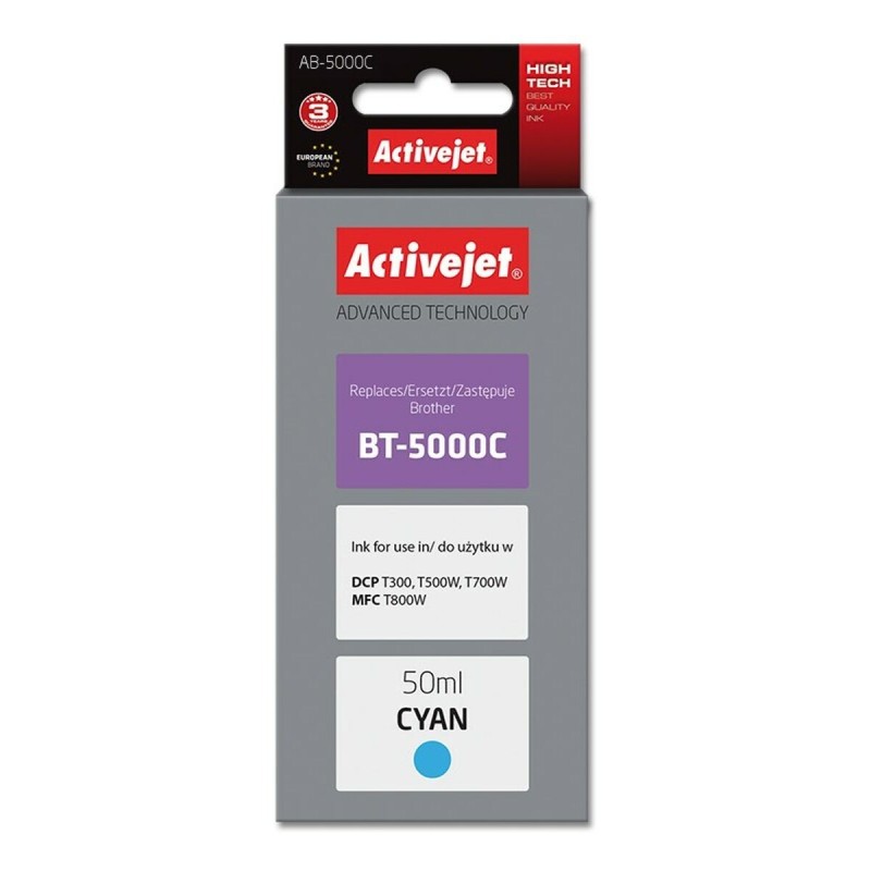 Cartouche d'encre originale Activejet AB-5000C Cyan