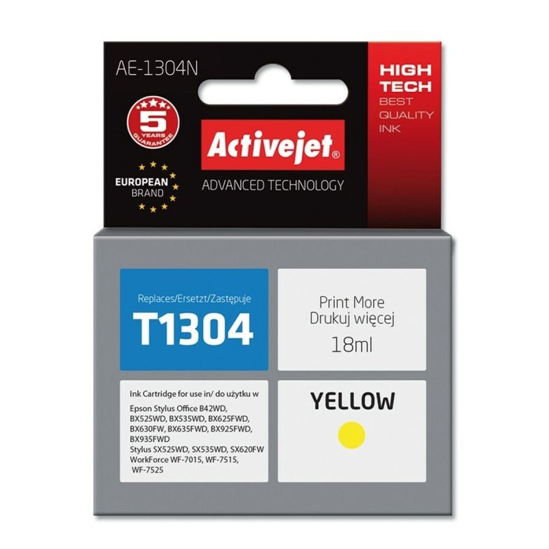 Cartouche d'encre originale Activejet AE-1304N Jaune