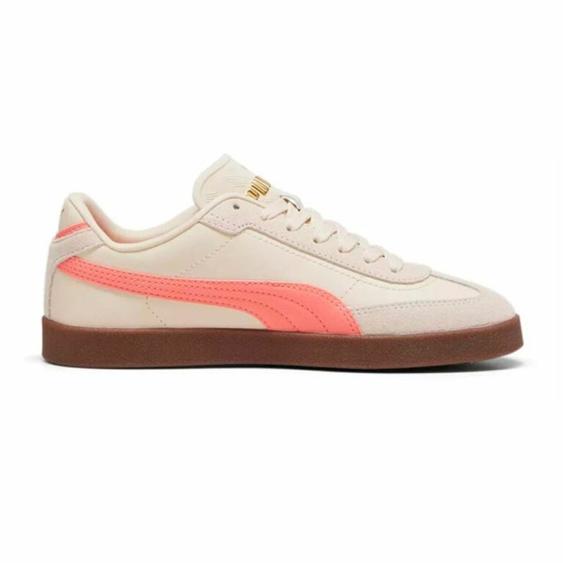 Baskets Casual pour Femme Puma Club II Era Beige