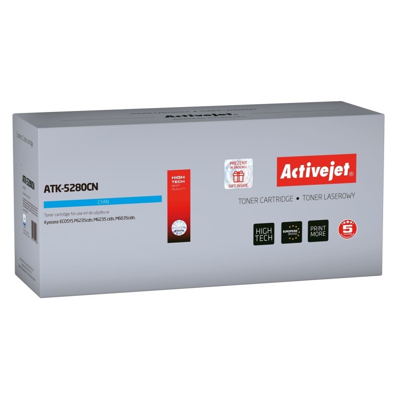 Toner Compatible Activejet ATK-5280CN Cyan