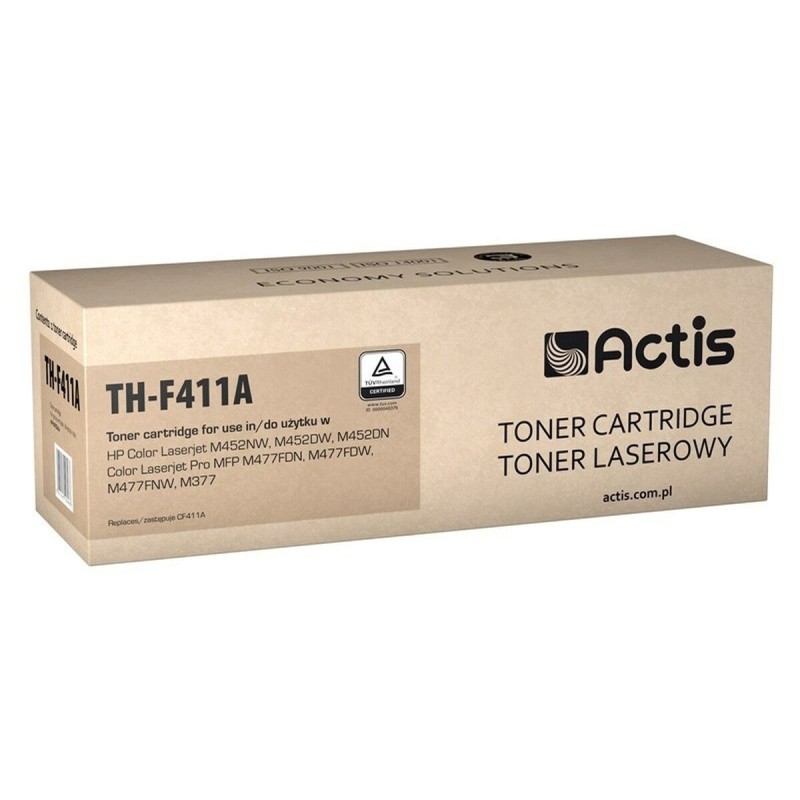 Toner Actis TH-F411A Multicouleur Cyan