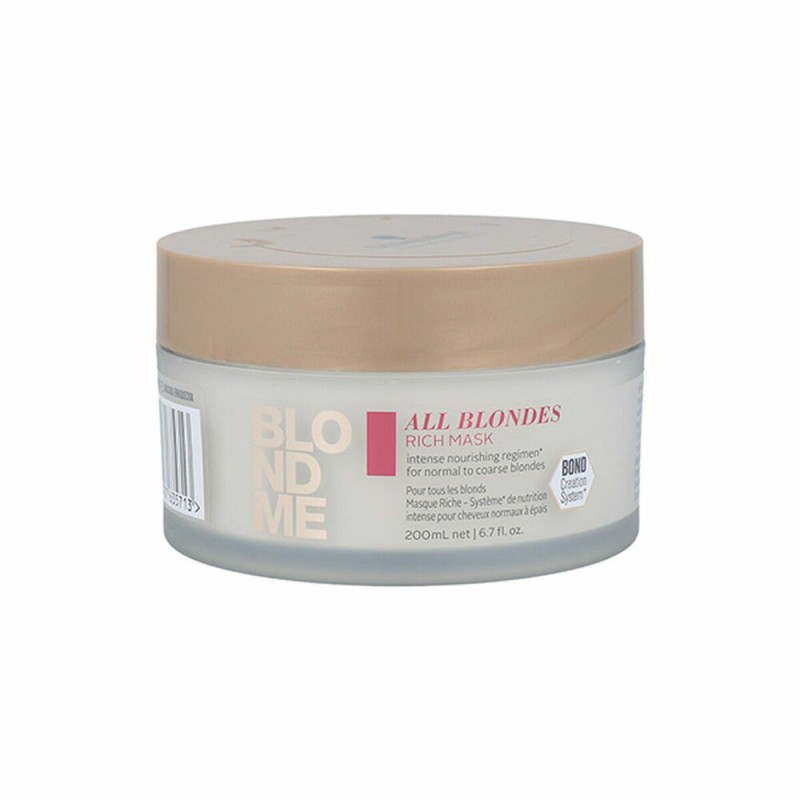 Masque pour cheveux Schwarzkopf All Blondres Rich (200 ml)