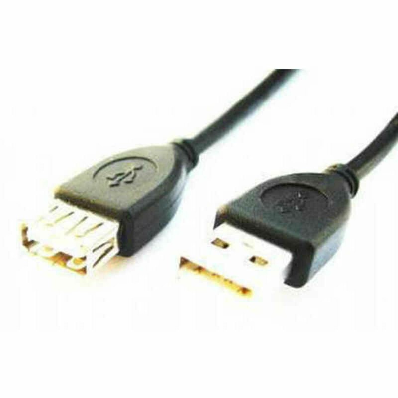 Câble Rallonge à USB GEMBIRD CCP-USB2-AMAF-10 Noir 3 m