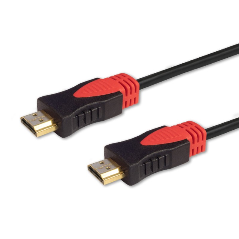 Câble HDMI Savio CL-95 Noir Rouge 1