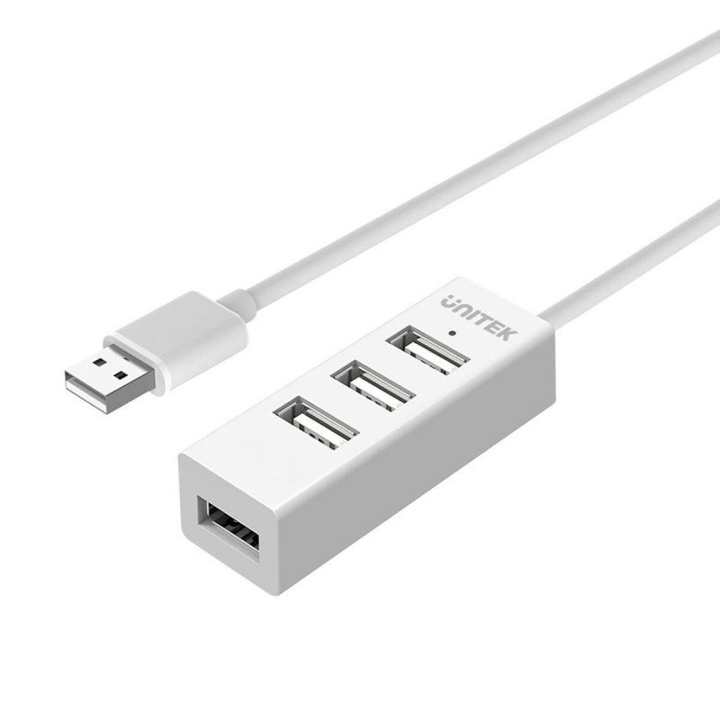 Hub USB 3 Ports Unitek Y-2146 Blanc