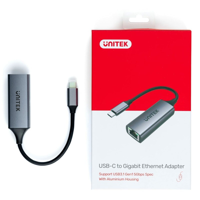 Adaptateur USB vers Ethernet Unitek U1312A 50 cm