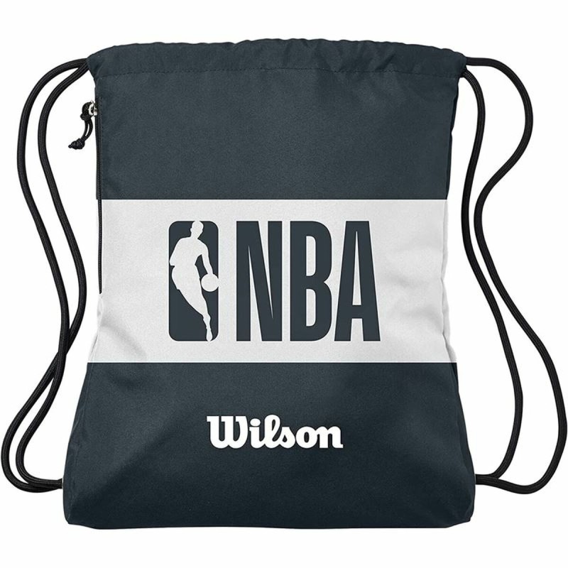 Sac à dos serré par des ficelles Wilson NBA Forge Noir