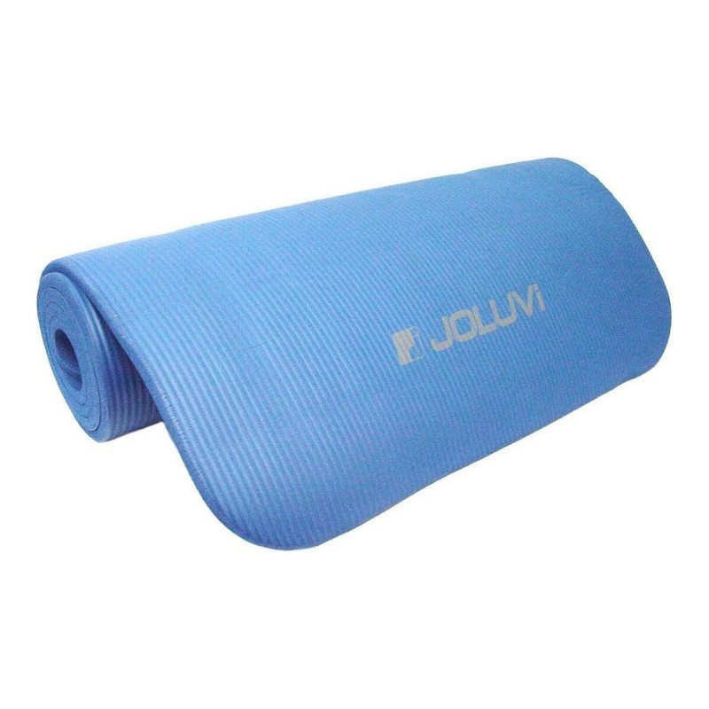 Tapis de yoga en jute Joluvi 235914021 Bleu