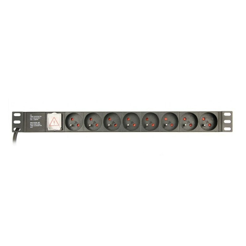 Rallonge 19'' 8 Tomas Schuko avec Interrupteur On/Off GEMBIRD EG-PDU-014-FC14 (3 m)