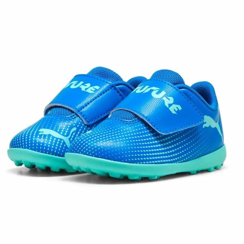 Chaussures de foot pour Enfants Puma Future 7 Play Tt V Bleu